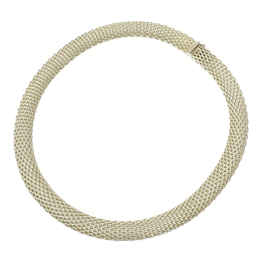 Tiffany Somerset Mesh Necklace Silver